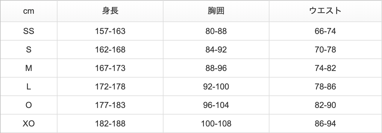 ヨネックスOサイズ ヨネックス YONEX サイズ 目安表 | アリモトスポーツ