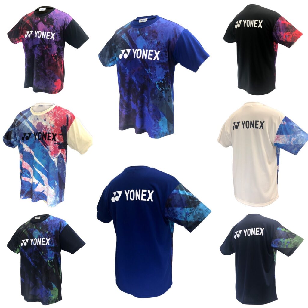 フラワープリント YONEX Tシャツ | irai.co.id